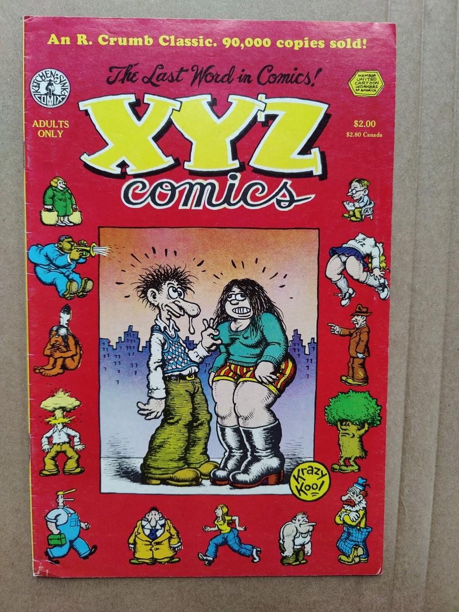 XYZ Comics #1 by R. Crumb 1972 7th Print 1987 FN Midgrade Kitchen