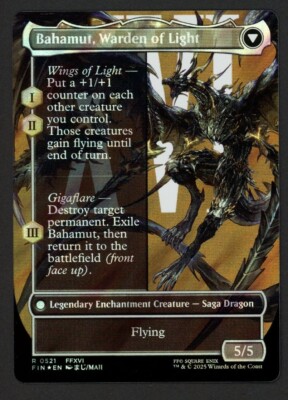 Surge FOIL Borderless Dion, Bahamut's Dominant** MTG Final Fantasy