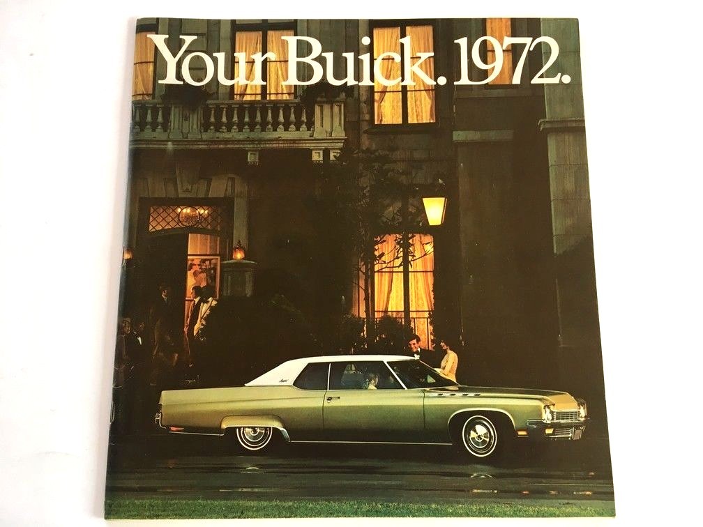 ビュイック カタログ 1972 Buick 50-page Sales Brochure Catalog Riviera Skylark
