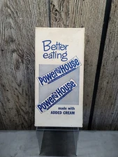 Vintage Power House Candy Bar Box Walter H Johnson Candy Co. Candy Advertising