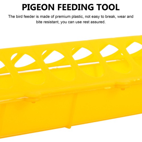 2 Pcs vente en gros Feeding Water Feeder Bird Food Trough Plastic Parrot Drinker