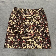 Talbots Retro Floral Midi Skirt Vintage-Inspired, Cottagecore Chic Size 10