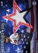 [DIGITAL CARD] Topps Bunt - Luis Arraez - Independence Day 22 S1 Blue Relic