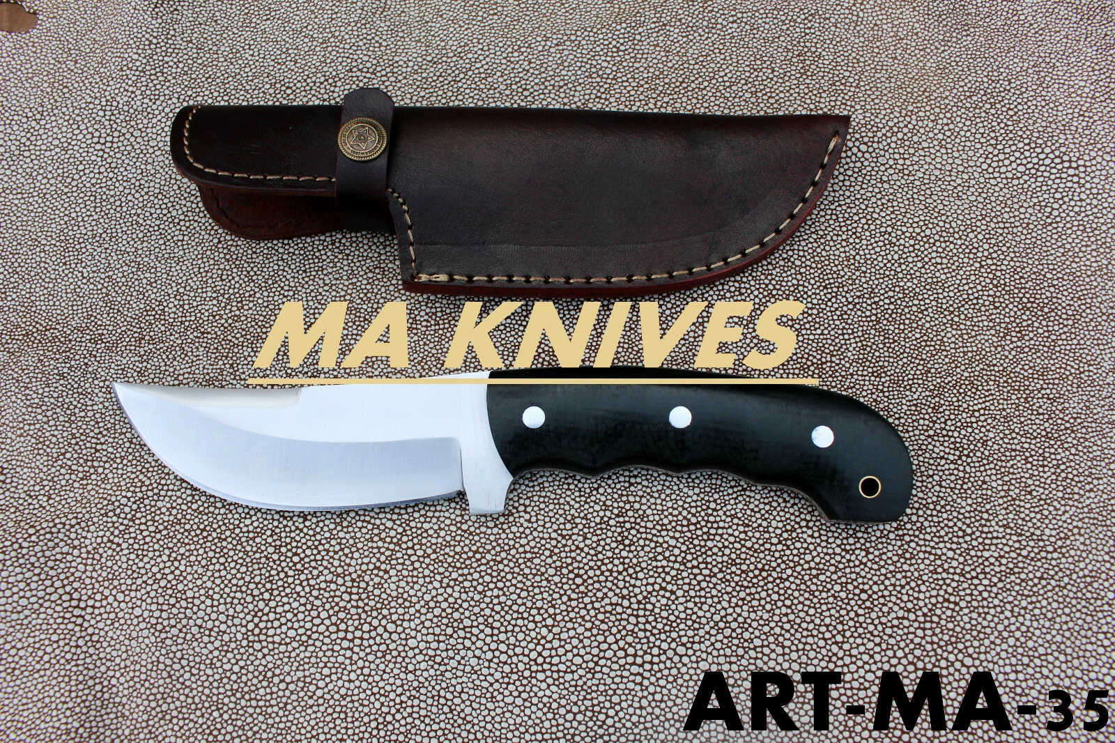 HANDMADE HUNTING-SKINNING-CAMPING EVERY DAY BUSH CRAFT 1095 HIGH CSRBONE STEEL