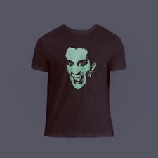 Dracula T-shirt / Christopher Lee - HAMMER HORROR FILM Glow in the Dark t-shirts