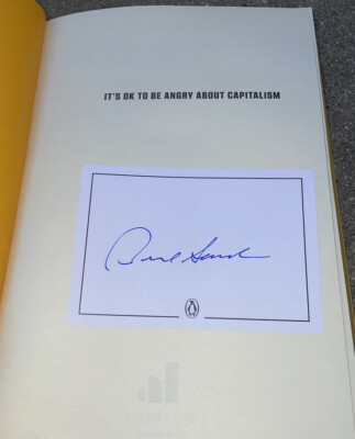 Bernie Sanders Signing Stuff Bernie Sanders Signed Book It’s Ok To Be Angry About Capitalism | eBay