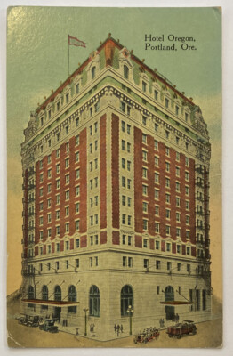 #ad Vintage Postcard Hotel Oregon Portland Oregon unposted $6.99