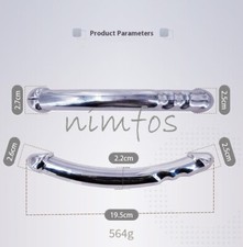 Double Ended Stainless Steel G-point Wand Massage Stick Pure Metal Handheld