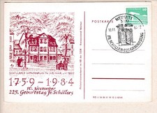 Kartka Weimar 225. urodziny ks. Schillera ..... S4