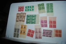 U.S. postage stamps, plate blocks, most 1c-4c, lot of 16, MNH EWG1215