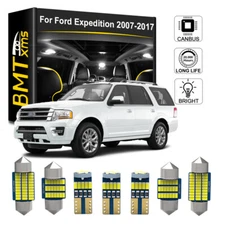 18PCS For 2007-2017 Ford Expedition White LED Interior Lights Bulbs Package Kit