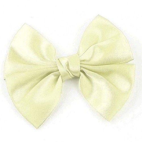 GROS NOEUD DOUBLE RUBAN SATIN ** 8 x 11 cm ** Barrette, Couture, Mariage - N°29 - Picture 4 of 17