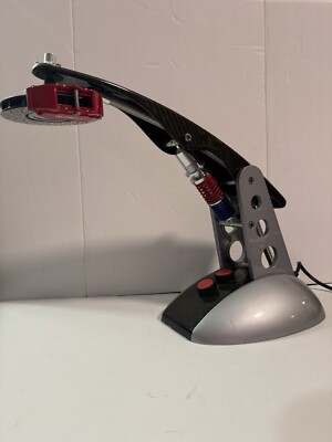 RARE AutoArt Carbon Fiber Arm TABLE LAMP Brake Disc Rotor  Suspension Desk Read*