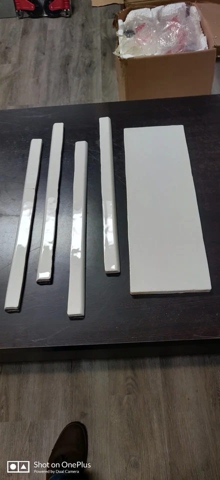 Aquarella by Nanda Tiles blanco/white Artesan Wall Tile - Imagem 2 de 4