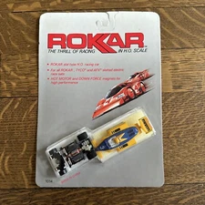Rokar HO Slot Car Pennzoil Pirelli Yellow and Blue NEW in package