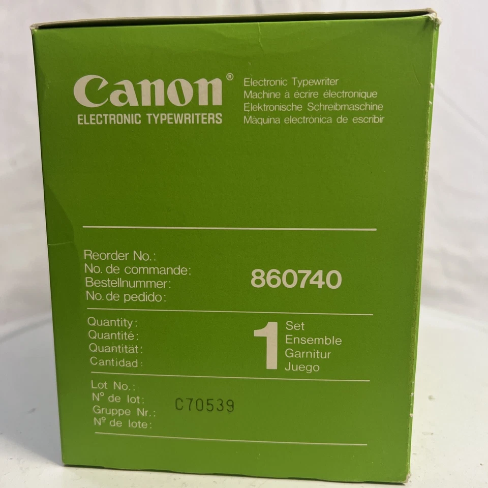 CANON AP11 AP-11 Correctable Film Ribbon Electronic Typewriter 6 Pack - Image 2 of 4