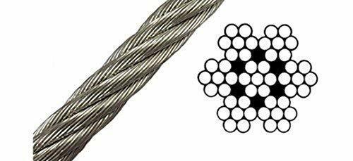 1,5 mm oder 2,0 mm Vinyl beschichtetes Edelstahlkabel Drahtseil... Zuschnittgrößen nach Maß - Bild 4 von 6