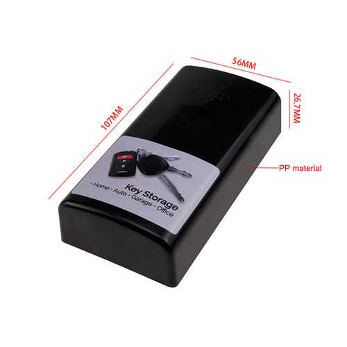 Caja magnética de llaves de coche caja magnética antipérdida caja de llaves de coche imán de adsorción botella de coche - Imagen 2 de 7