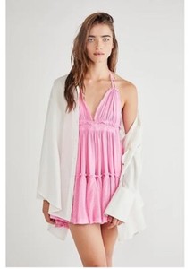 free people 100 degree backless halter dress Free People 100-Degree Halter Dress In Light Tan - 58% Off
