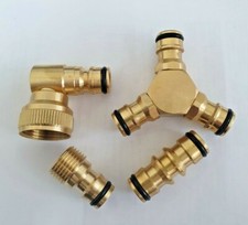 Hozelock Type Brass Garden Hose Fittings Water  ,Splitters & Connectors