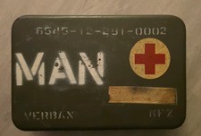 Metall-Verbandskasten KFZ MAN 1959 6545-12-291-0002 Bundeswehr Vintage NATO