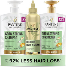 Pantene Grow Strong Shampoo Conditioner Leave In Cream Hair Growth Set UK free s