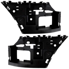 Pair Set of 2 Bumper Face Bar Brackets Retainer Mounting Braces Left & Right