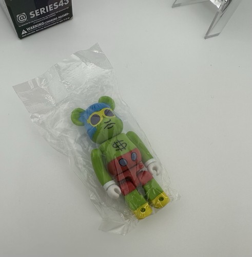 Bearbrick 100% Series 43 Andy Mouse Keith Harring Green $ Medicom Toy Be@rbrick - Picture 3 of 6