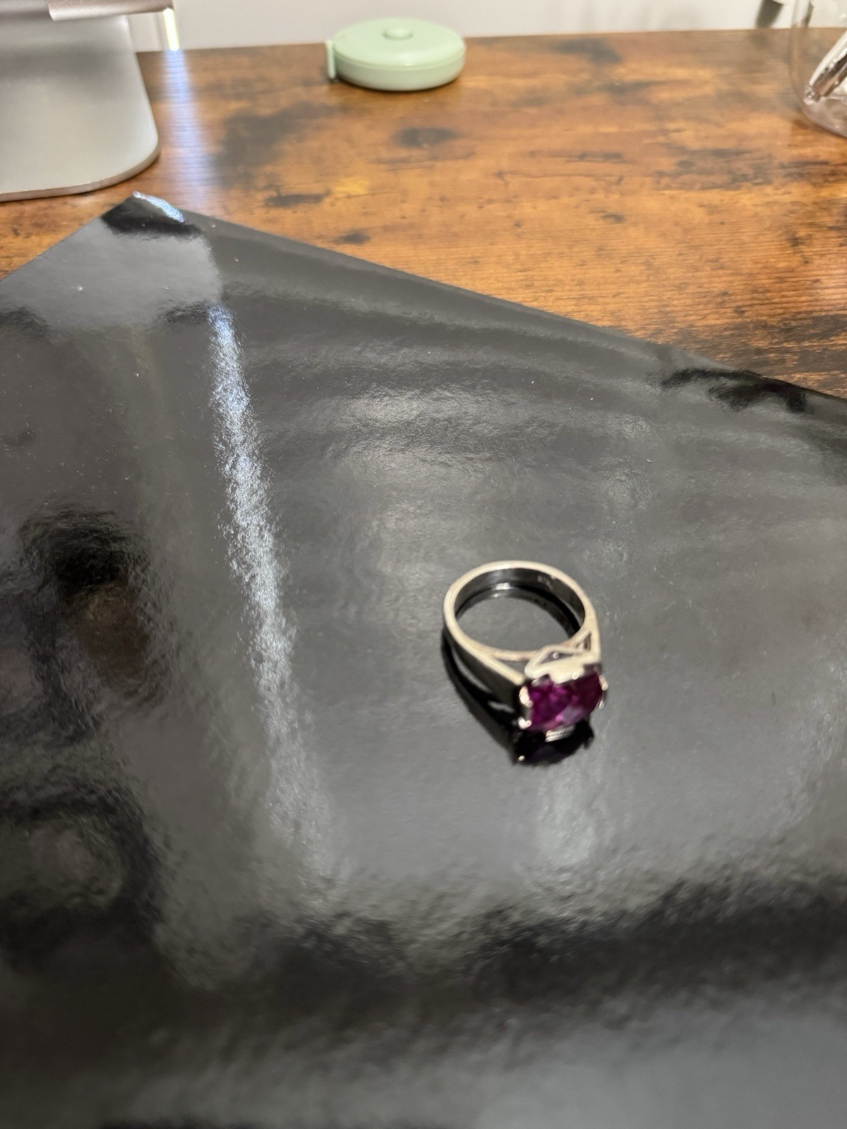 amethyst Silver Ring - image 6