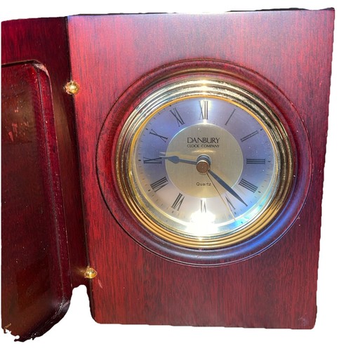 Danbury Company Desk Clock Quartz Mantel Clock Needs Battery - Picture 2 of 12