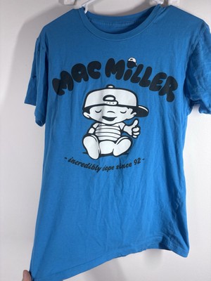 Mac Miller -  Incredibly Dope Since  92 - Thumbs Up  - Blue Shirt - med