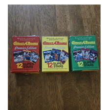 Collect-A-Books Premier Edition 1990 Baseball Sets. Box #1, #2, & #3