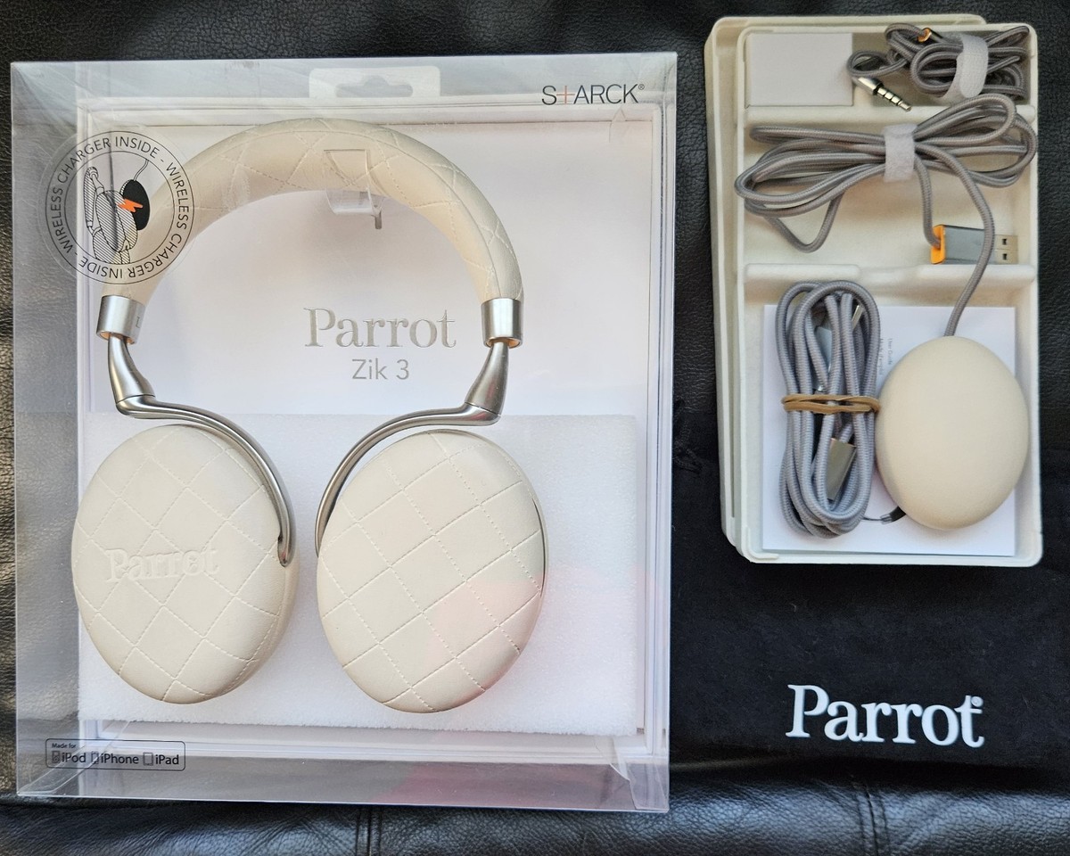 Parrot Zik 3 Wireless Noise Cancelation Headphones + Wireless