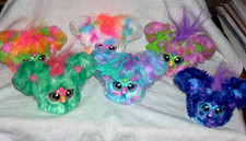 Furby Furblets series 1 Mini Electronic Plush With 1 Clip Lot of 6 Works