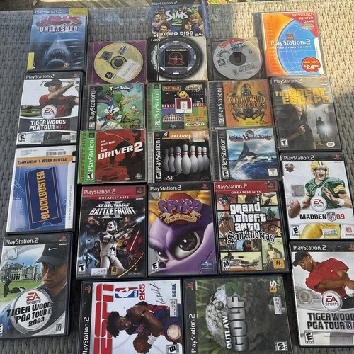 Lot Of 23 Ps1 And Ps2 Games Gta Spyro Battlefront Off Worlds Golf Most Cib