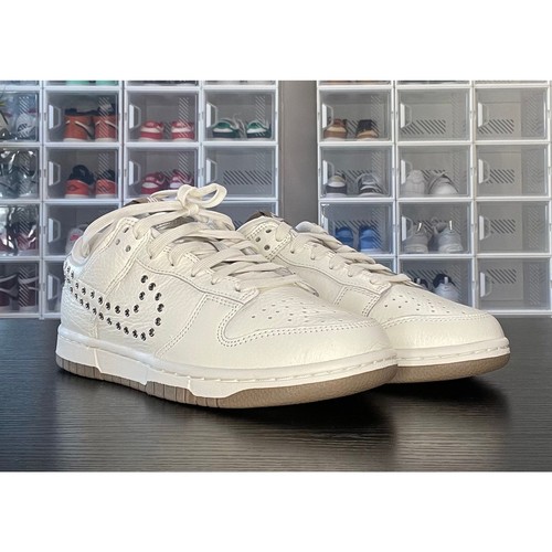 Nike Dunk Low Grommet Sail Metallic Silver Women’s Size 7