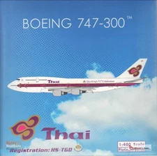PHX11648 1:400 Phoenix Model Thai Airways B747-300 Reg #HS-TGD with Kings Logo