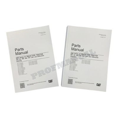 Caterpillar Cat D6R Series 3 Tractor PAT XL PATXW PAT LGP Parts Catalog Manual