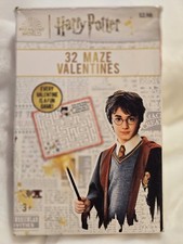 NIB Harry Potter Valentine Exchange 32 Cards Maze Activity Wizarding World