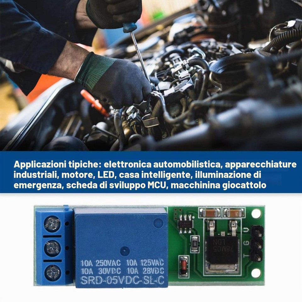 Io25b01 6-24v Relè a Scatto Bistabile Autobloccante Grilletto a Basso ...