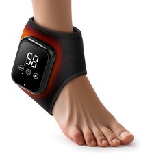 Foot Massager for Neuropathy, Rechargeable Ankle Heating Pad with Massage