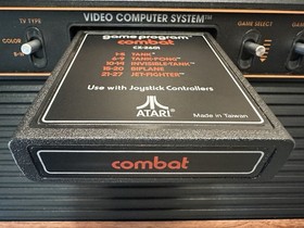 Atari 2600 Lot w/ Box: Tutankham, Space Invaders, Combat, Missile Command