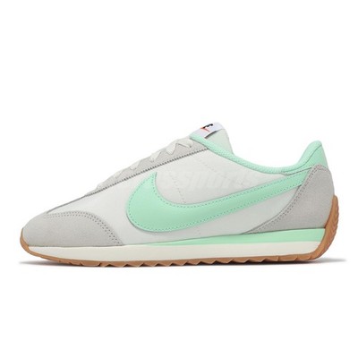 Nike Beige Mesh Sneakers with Mint Green Accent Nike Air Force 1 Luxe Sneakers in a Beige and Mint Green  main image 2