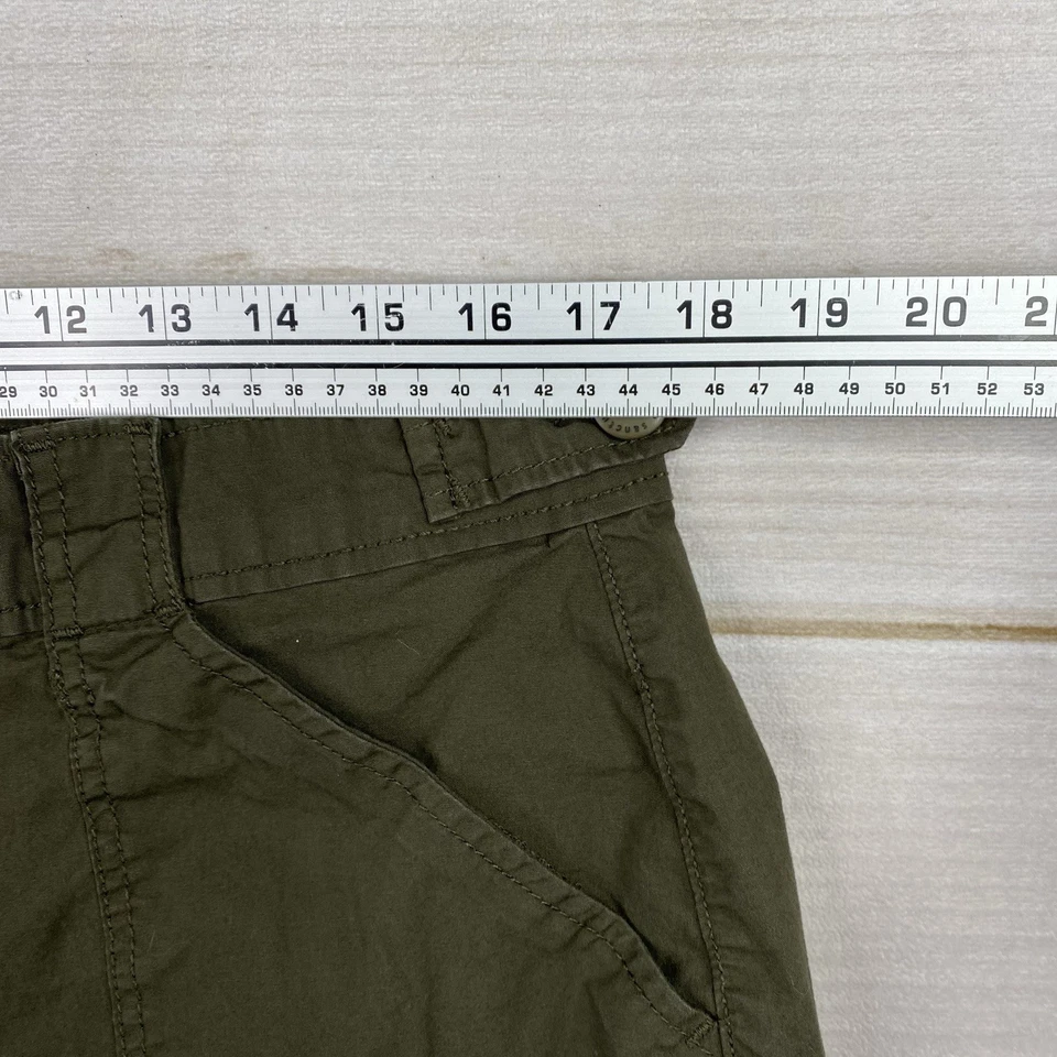 Sanctuary Shorts Women's Size XL Green Pockets Stretch Cuffed High Rise Army - Image 3 of 4
