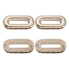 4Pcs 1 Inch Screw Together Grommets Light Gold