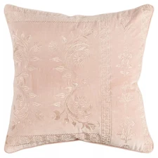 20"x20" Oversize Poly Filled Solid Square Throw Pillow Cover Blush - Rizzy