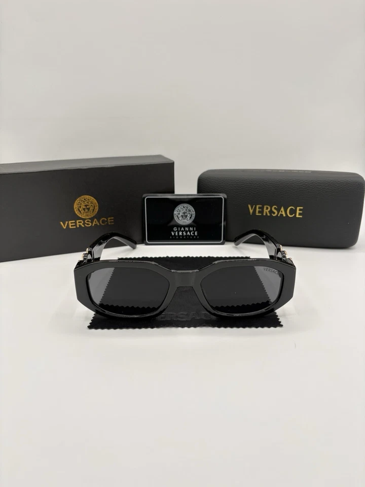 Versace 0VE4361 Unisex Sunglasses - Black/Gold/ Black Box - image 4 of 4