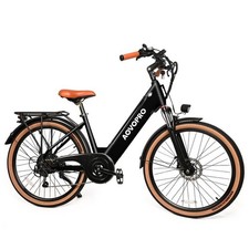 AOVOPRO 26" Women's Electric Bike - 750W Peak Motor, 22MPH Top Speed, 35 Miles