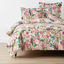 Rifle Paper Co. Garden Party Classic Cool Cotton Percale Duvet Cover