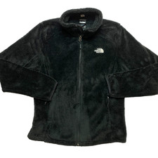 The North Face Jacket Womens Medium Black Sherpa Full Zip Windbreaker